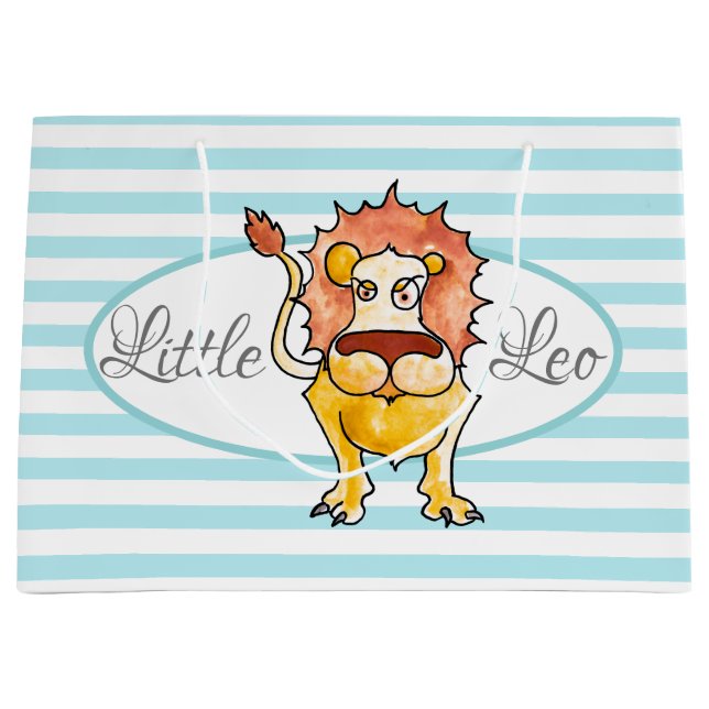Zodiac Leo Large Gift Bag (Front)