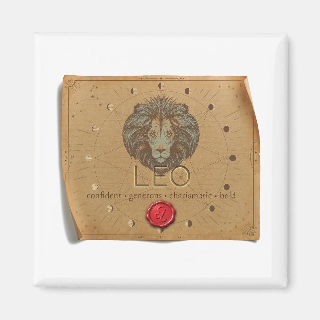 ZODIAC - Leo - Magnet (Front)