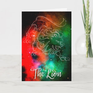 Zodiac : Leo 'The Lion' Card