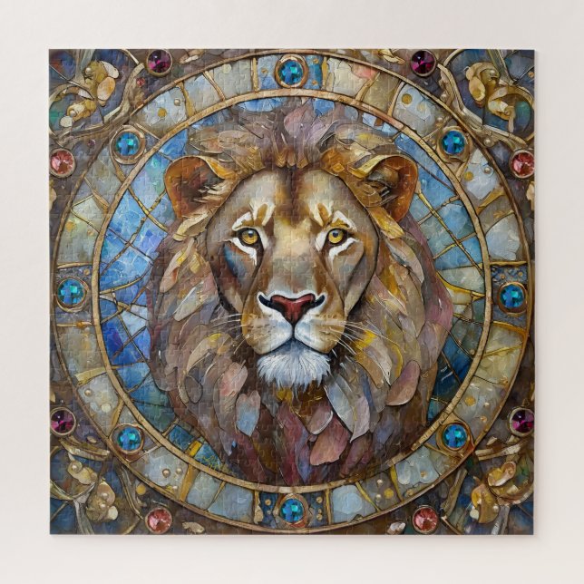 Zodiac - Leo the Lion Jigsaw Puzzle (Vertical)