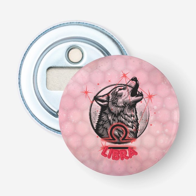 Zodiac Libra Bottle Opener. Opener (Front)