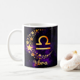 Zodiac Libra Design Coffee Mug Cup