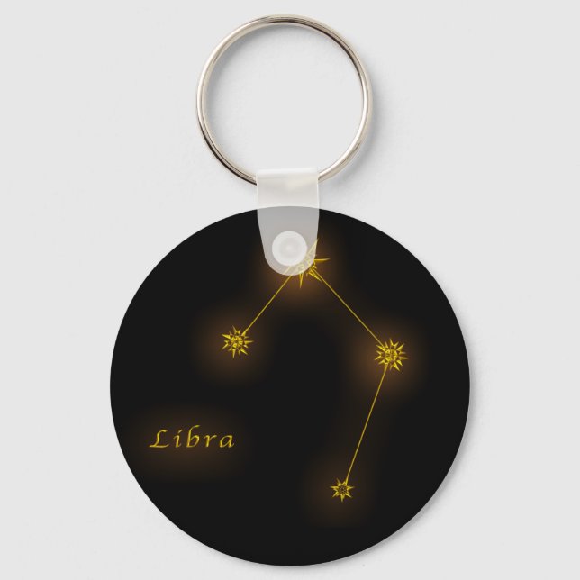 Zodiac - Libra Key Ring (Front)
