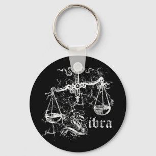 Zodiac Libra Key Ring