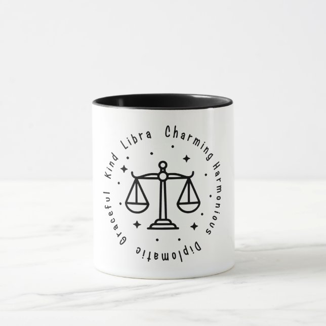 Zodiac Libra Mug (Center)