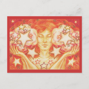 Zodiac Libra postcard