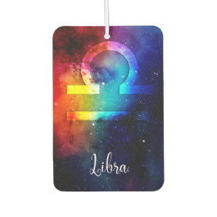 Zodiac : Libra Rainbow Space Car Air Freshener