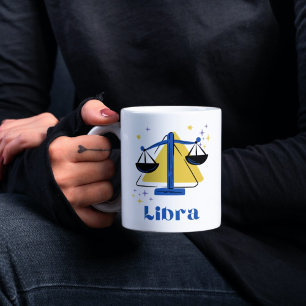 Zodiac   Libra Star Sign Illustration Coffee Mug