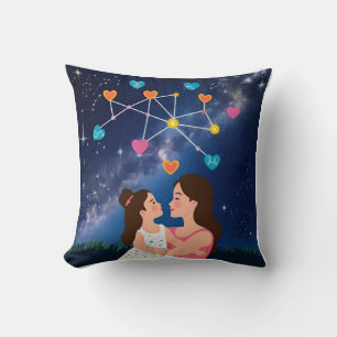 Zodiac Mama Pillow: Linked Constellations Cushion