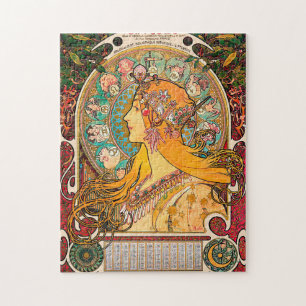Zodiac, Mucha Jigsaw Puzzle