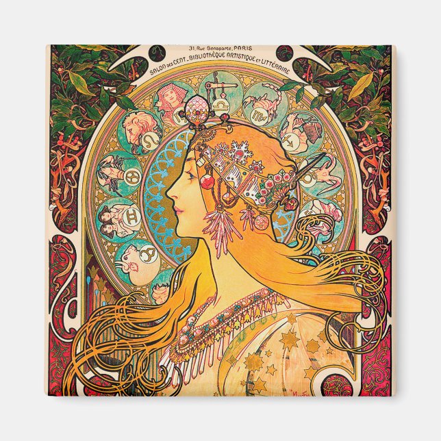 Zodiac, Mucha Magnet (Front)