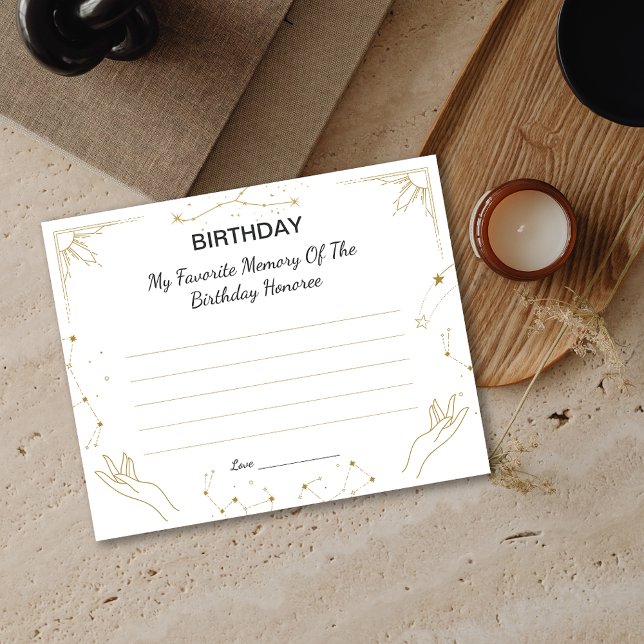 Zodiac My Favourite Memory Of The Birthday Honoree (Zodiac My Favorite Memory Of The Birthday Honoree )