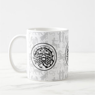 Zodiac Pattern Z02 - Scorpio.w Coffee Mug
