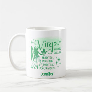 Zodiac Personalised Virgo Traits Horoscope Coffee Coffee Mug