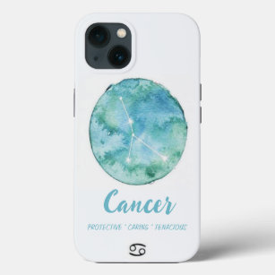 Zodiac phone case- Cancer iPhone 13 Case