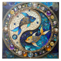 Zodiac - Pisces Fish Yin and Yang