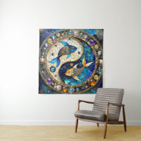 Zodiac - Pisces Fish Yin and Yang