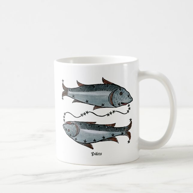 Zodiac: Pisces In Colour Coffee Mug (Right)