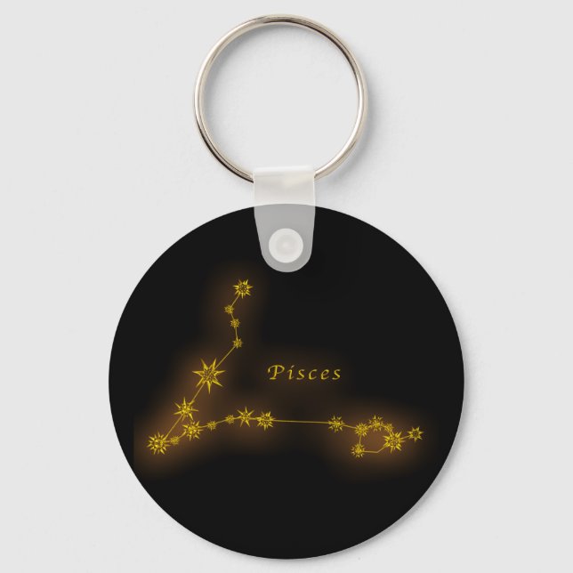 Zodiac - Pisces Key Ring (Front)