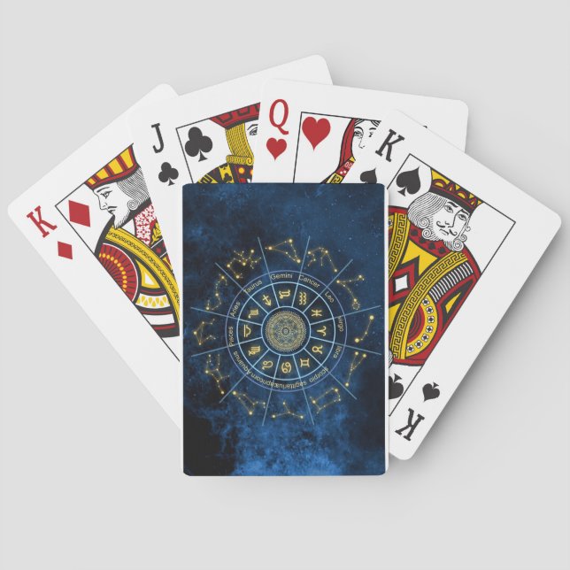 Zodiac  playing cards (Back)
