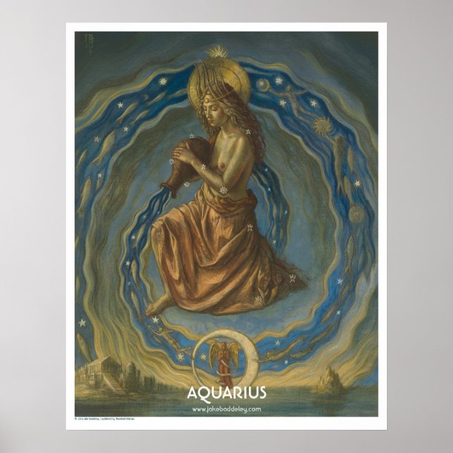 Zodiac Poster - Aquarius (Front)