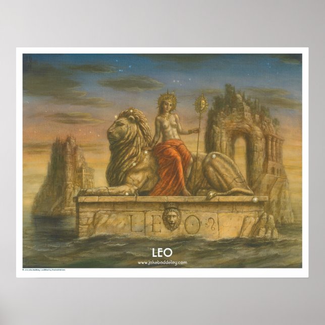 Zodiac Poster - Leo (Front)