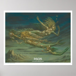 Zodiac Poster - Pisces