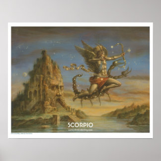 Zodiac Poster - Scorpio