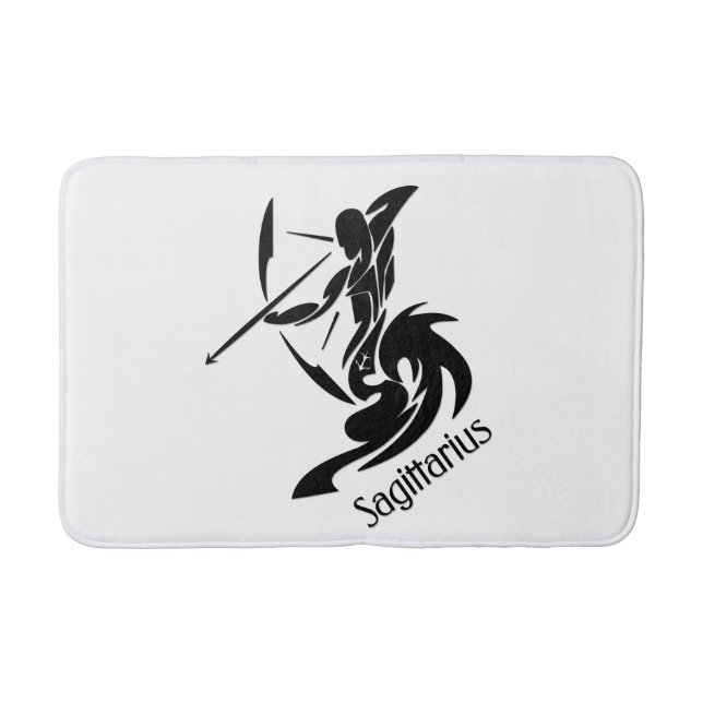Zodiac Sagittarius Bath Mat (Front)