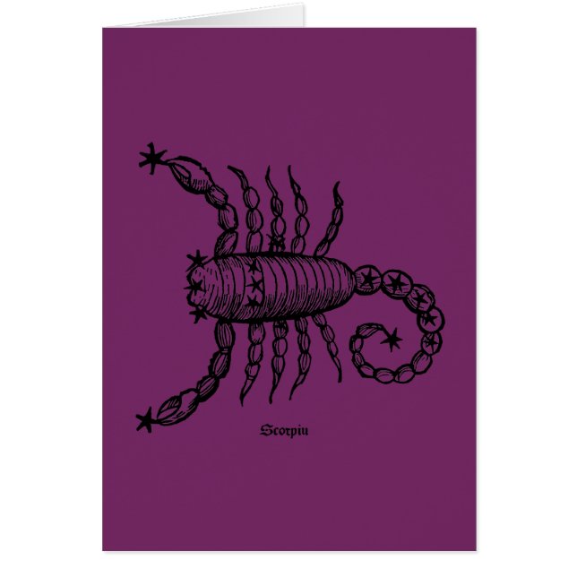 Zodiac: Scorpio, 1482 (Front)