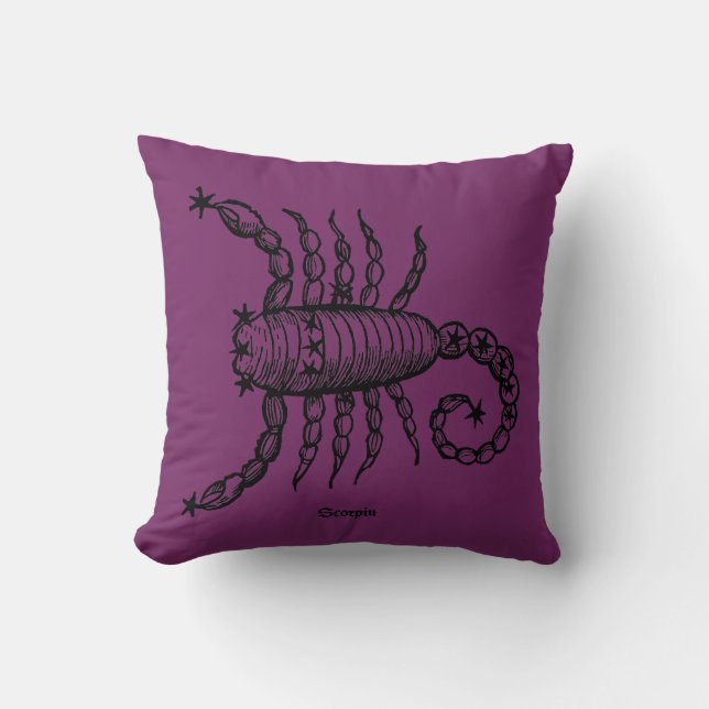 Zodiac: Scorpio, 1482 Cushion (Front)