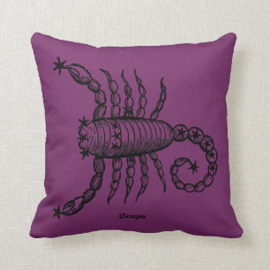 Zodiac: Scorpio, 1482 Cushion