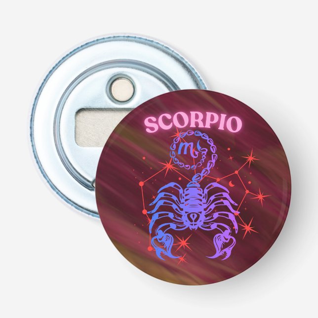 Zodiac Scorpio Bottle Opener (Front)