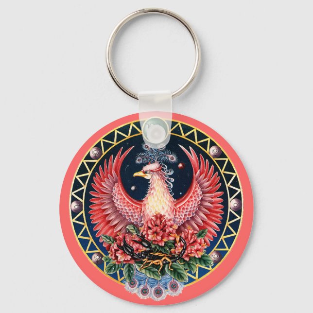 Zodiac Scorpio - Customise it! Key Ring (Front)