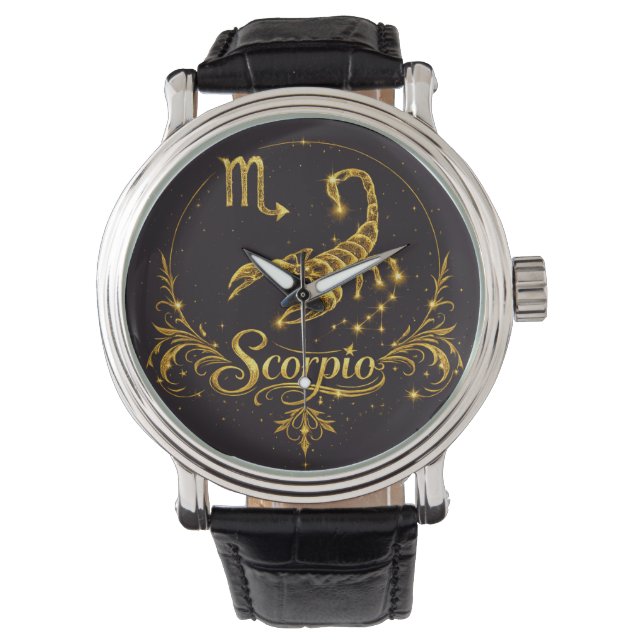 Zodiac Scorpio horoscope Watch (Front)