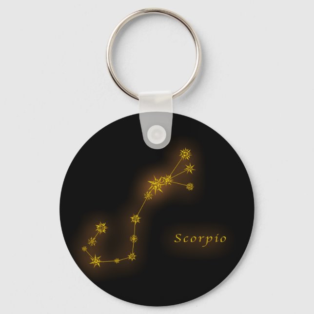 Zodiac - Scorpio Key Ring (Front)