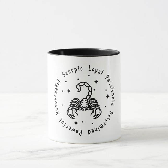 Zodiac Scorpio Mug (Center)