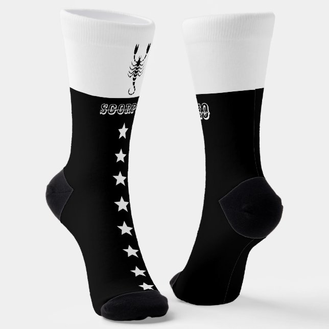 Zodiac Scorpio sign  Socks (Angled)