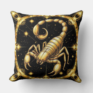 Zodiac Scorpio Symbol Cushion