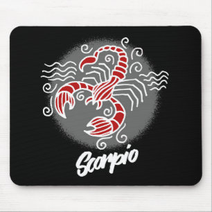 Zodiac Scorpio Symbol Mouse Pad