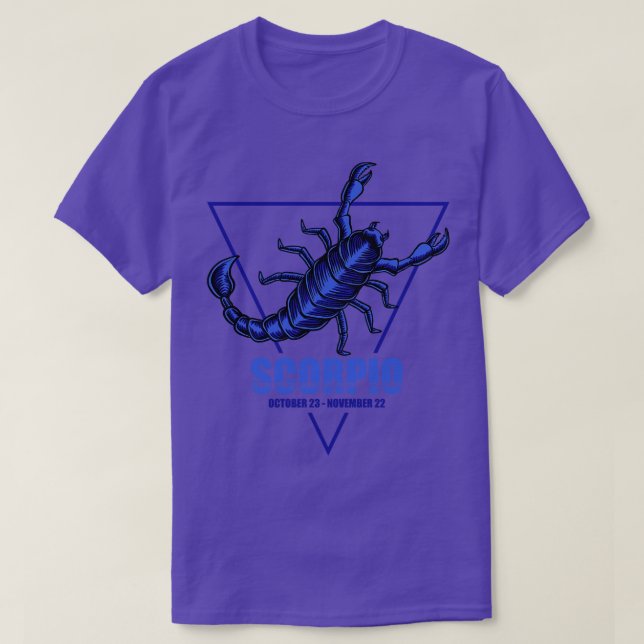 Zodiac Scorpio T-Shirt (Design Front)