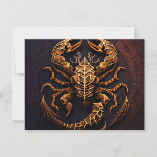 Zodiac Scorpions Postcards