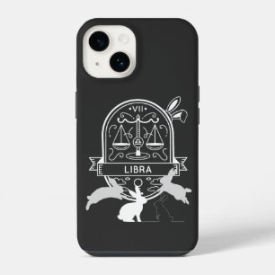 Zodiac Sign and Matching Pets.Libra - Rabbit.b iPhone 14 Case