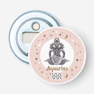 Zodiac Sign Aquarius Bottle Opener