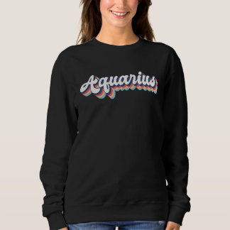 Zodiac Sign Astrology Aquarius Girl Sweatshirt