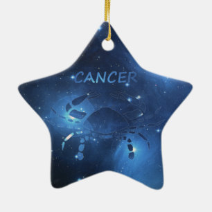 Zodiac sign Cancer Ceramic Ornament