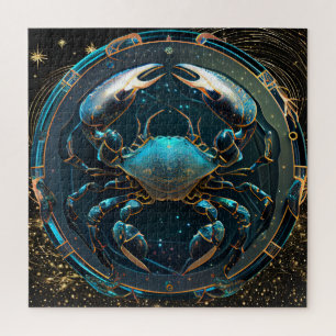 Zodiac Sign Cancer Puzzle, 20"x20" 676 pcs. Jigsaw Puzzle