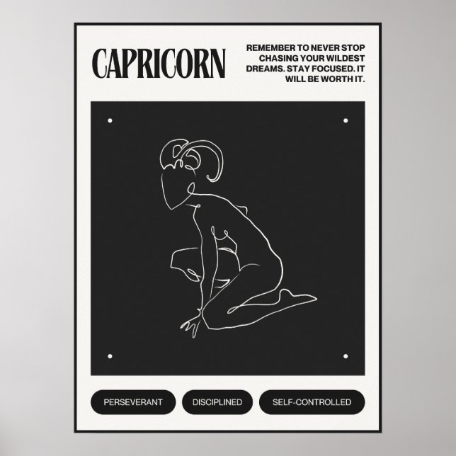 Zodiac Sign Capricorn (Front)