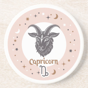Zodiac Sign Capricorn Coaster