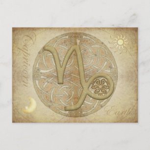 Zodiac Sign Capricorn Postcard